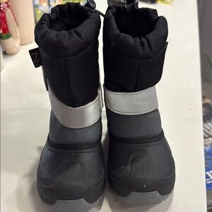 Kids Black and Gray Winter Boots